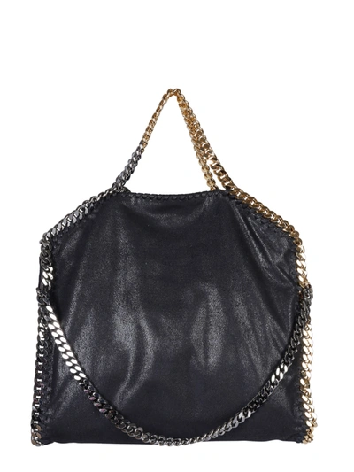 Stella Mccartney Falabella Fold Over Tote Bag In Nero