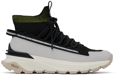 Moncler Monte Runner High Top Trainers In Black