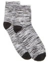 Hue Women's Super-soft Cropped Socks In Black Spacedye