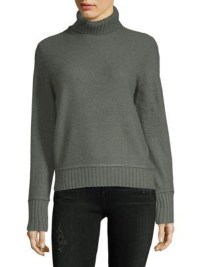 Vince Cashmere Turtleneck Sweater In Pine