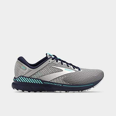 Brooks Women's Adrenaline Gts 22 Running Shoes In Grey/peacoat/aruba