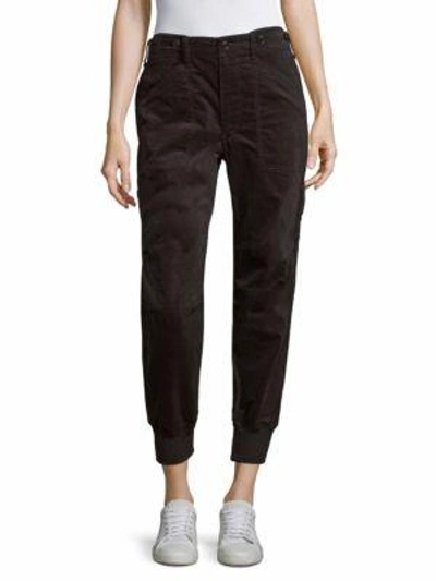 Vince Slouchy Military Sweatpants In Black
