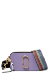 Marc Jacobs The Snapshot Leather Crossbody Bag In Daybreak Multi