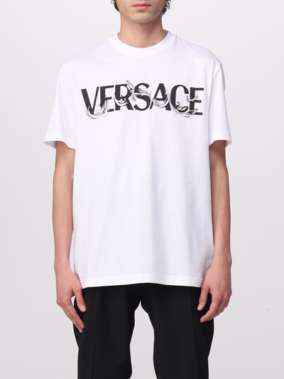 Versace T-shirt  Herren Farbe Weiss In White