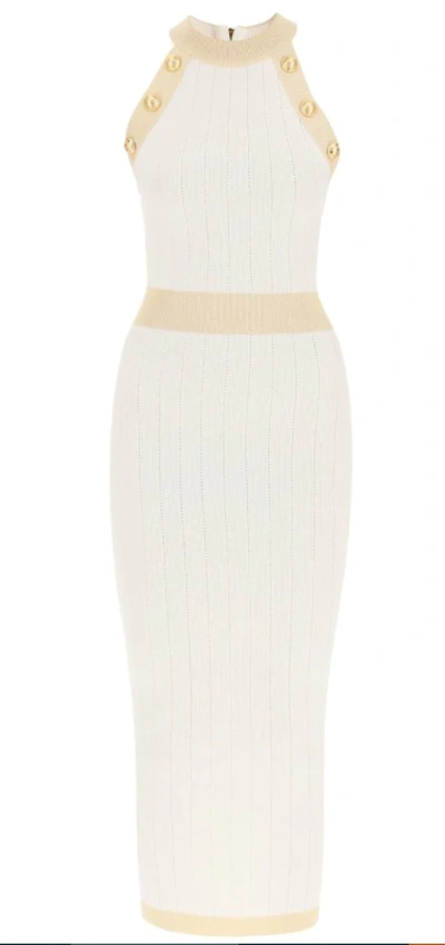 Balmain Kleid  Damen Farbe Weiss In White