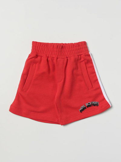 Neil Barrett Shorts  Kids Color Red