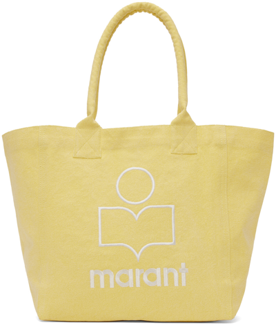 Isabel Marant Small Yenky Tote In Yellow