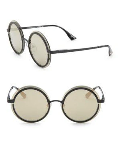Le Specs Ovation Matte Black & Gold Sunglasses