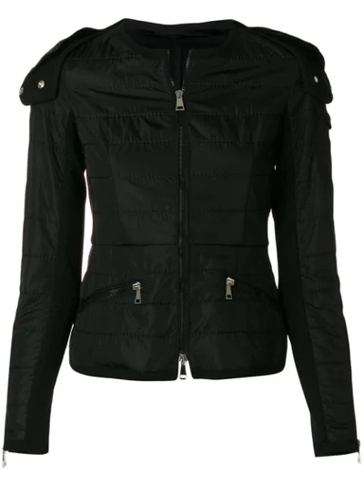 Moncler Andradite Zip-front Fitted Jacket In Black