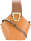 Danse Lente Mini Johnny Leather Bucket Bag - Brown