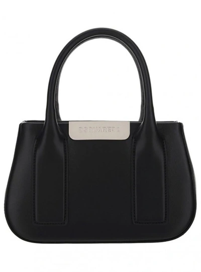 Dsquared2 Leather Handbag In Black