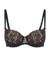 Aubade Half-cup Lace Bra In Noir (black)