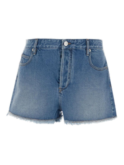 Isabel Marant Étoile Buttoned Shorts In Blue