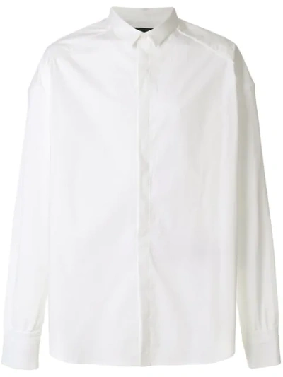 Juunj Plain Oversized Shirt In White