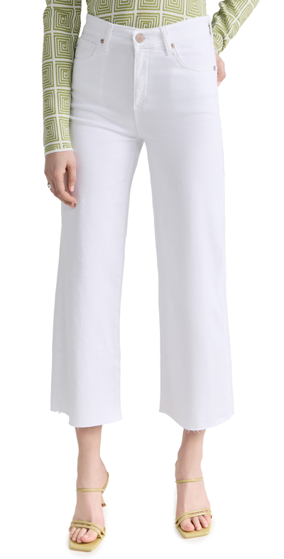 Ag Farrah High Rise Ankle Bootcut Jeans In Modern White