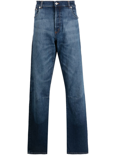 Heron Preston Ex-ray Straight-leg Jeans In Blue