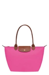 Longchamp Medium Le Pliage Shoulder Tote In Candy