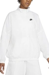 Nike Women's  Sportswear Essential Windrunner Woven Jacket In White