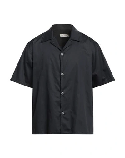 True Tribe Resort Camp-collar Cotton-sateen Shirt In Black