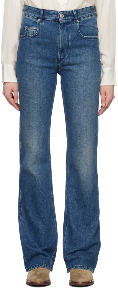 Isabel Marant Étoile Vendelia Straight-leg Jeans In Blue