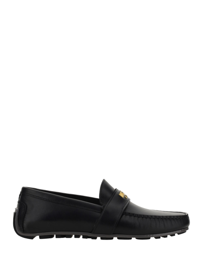 Moschino Loafers In Nero