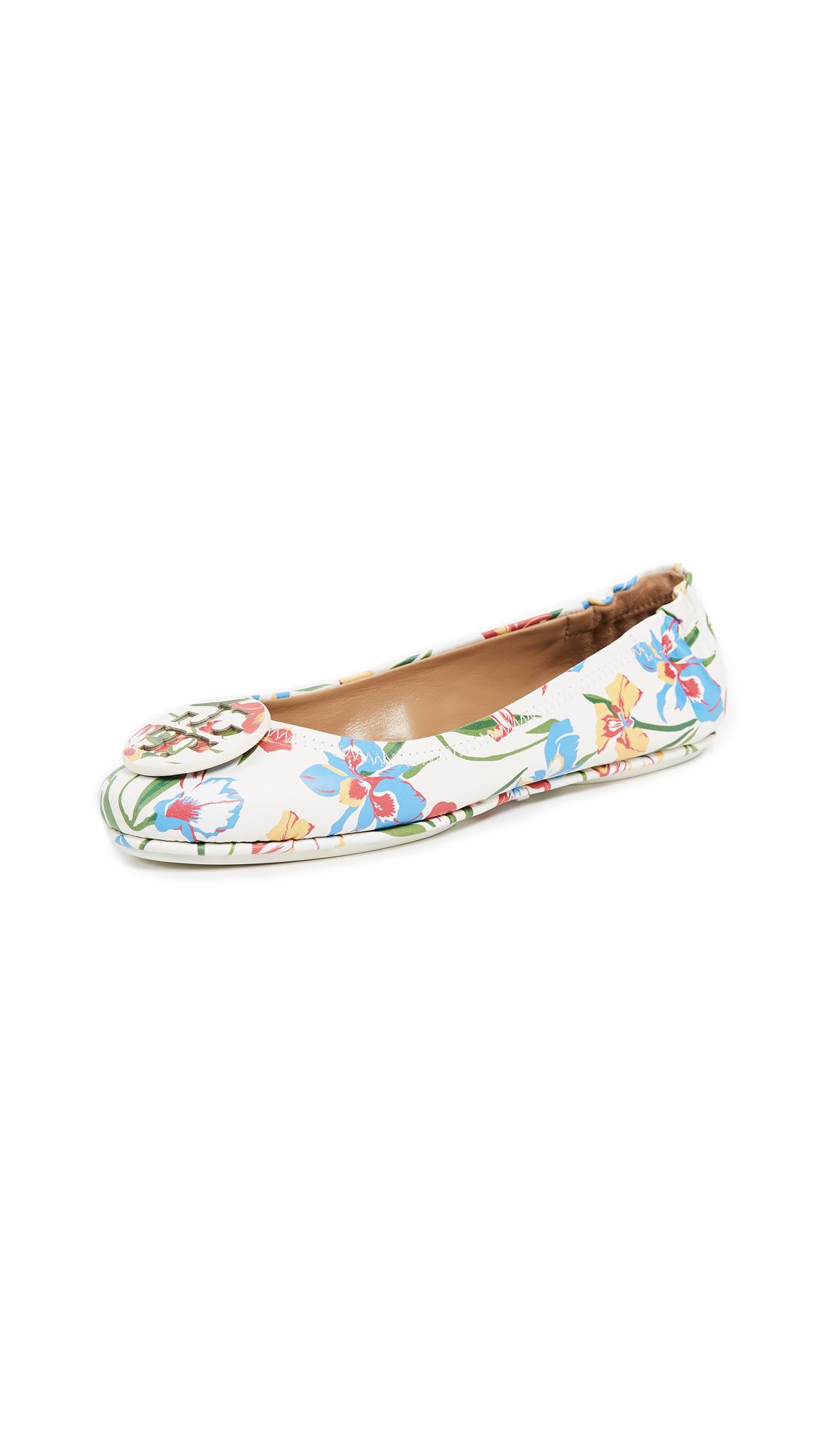minnie travel leather ballet flats