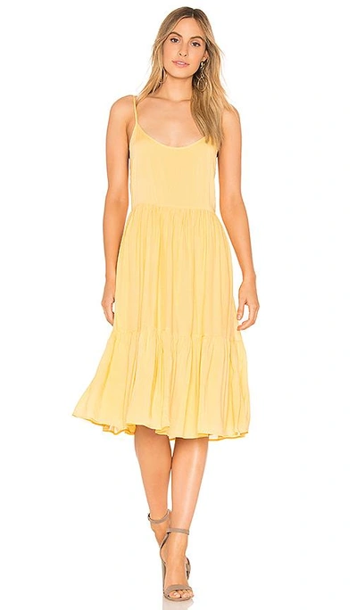 Minkpink Celine Dress In Yellow