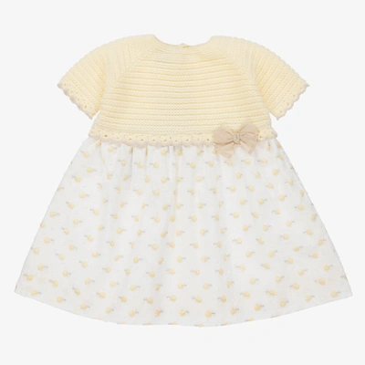 Paz Rodriguez Baby Girls Yellow Cotton Dress