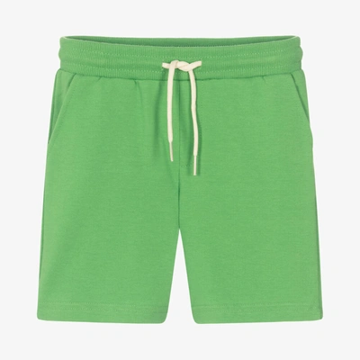 Mayoral Kids' Boys Green Jersey Shorts