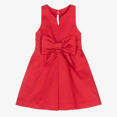 Lapin House Babies' Girls Red Cotton Dress