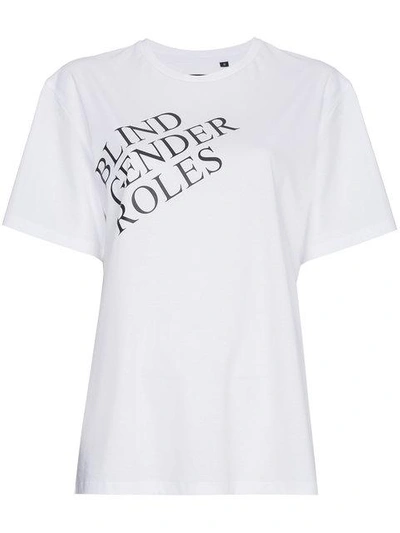 Blindness Blind Gender Roles T Shirt - White