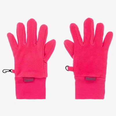 Playshoes Kids' Girls Pink Fleece Gloves