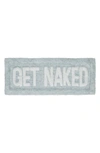 Vcny Home Get Naked Statement Bath Rug In Teal