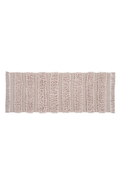 Vcny Home Savannah Fringe Runner Rug In Pink