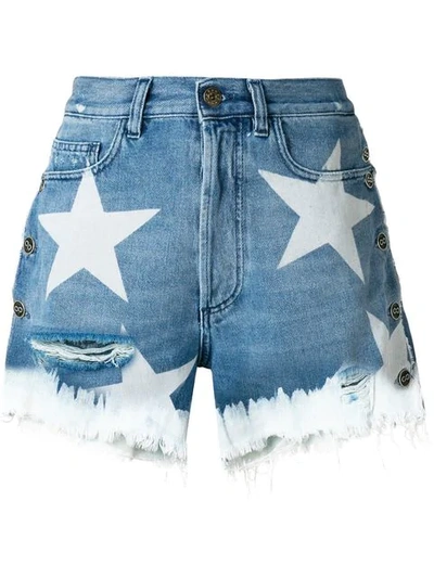 Faith Connexion Kurze Shorts Mit Stern-print In Blue