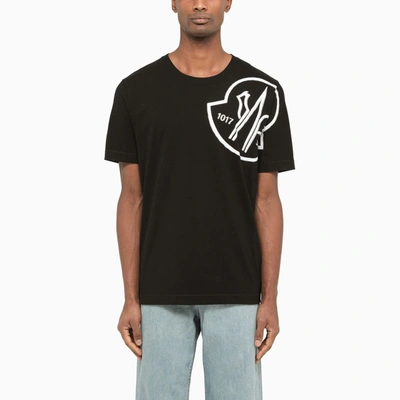 Moncler Genius Black Crew-neck T-shirt With Print