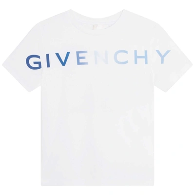 Givenchy Kids' 4g Peace And Love Print T-shirt In White