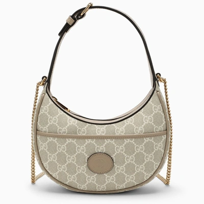 Gucci Mini Beige/white Bag In Gg Supreme