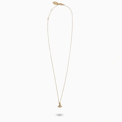 Vivienne Westwood Long Gold Necklace In Metal