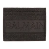 Balmain Embossed Logo Cardholder In Black