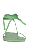 Marc Fisher Ltd Mireya Ankle Strap Sandal In Medium Green 01