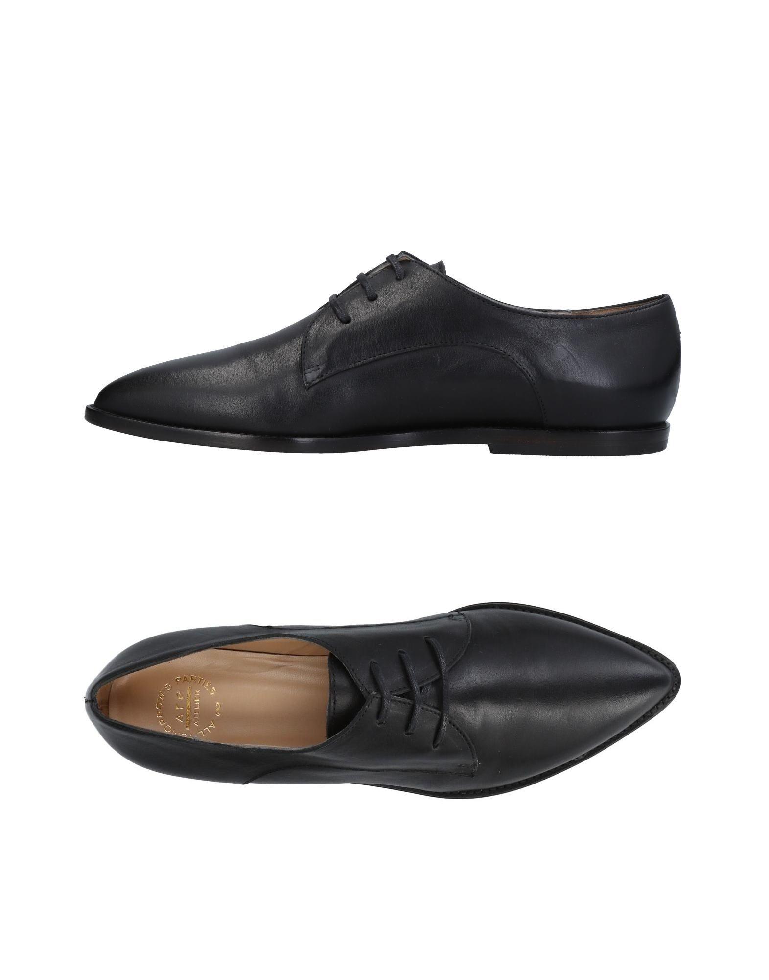 Atp Atelier Laced Shoes In Black | ModeSens