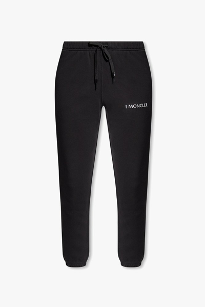 Moncler Genius X Hyke Logo Cotton-blend Sweatpants In Black