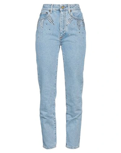 Alessandra Rich Jeans-26 Nd  Female In Light Blue