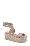 Dolce Vita Women's Cannes Espadrille Platform Wedge Sandals Women's Shoes In Cafe Leather