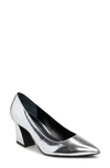 Vince Camuto Women's Hailenda Slip On Pointed Toe Pumps In Silver