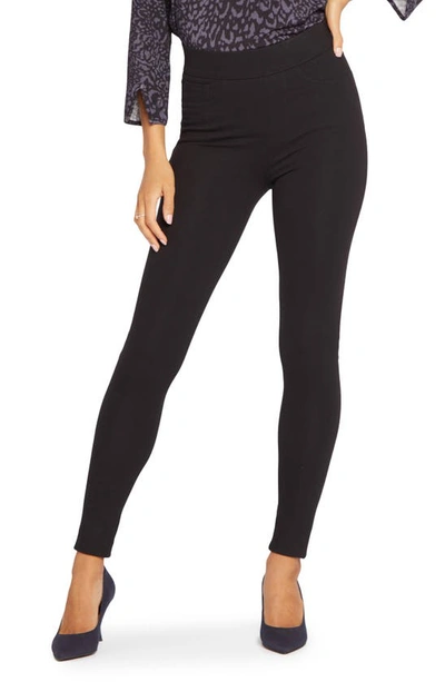 Nydj Sculpt-her™ Modern Ponte Leggings In Black