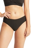 Sea Level Textured Bikini Bottoms In Black