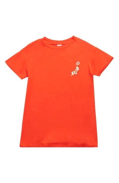 Nordstrom Kids' Graphic Tee In Red Scarlet New Year