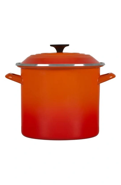 Le Creuset 8-quart Enameled Steel Stockpot In Flame